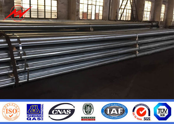Galvanization καυτής εμβύθισης 10m 11m στήλη Πολωνών ηλεκτρικής δύναμης για την Ουρουγουάη