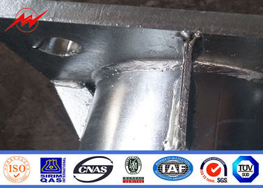 Polygonal Πολωνός πίσσα 9m 12m Q235 για την ηλεκτρική γραμμή μετάδοσης