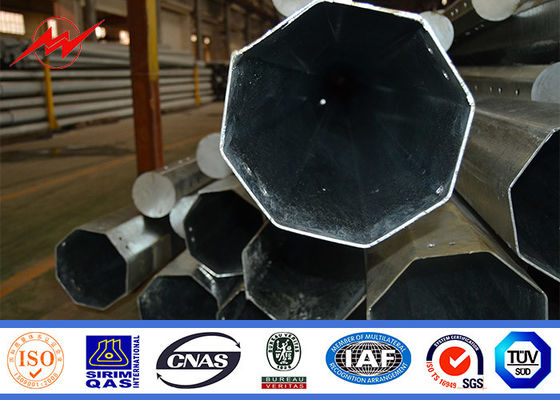 10m ενιαίος βραχιόνων πόλος χάλυβα καυτής εμβύθισης γαλβανισμένος για το φωτεινό σηματοδότη