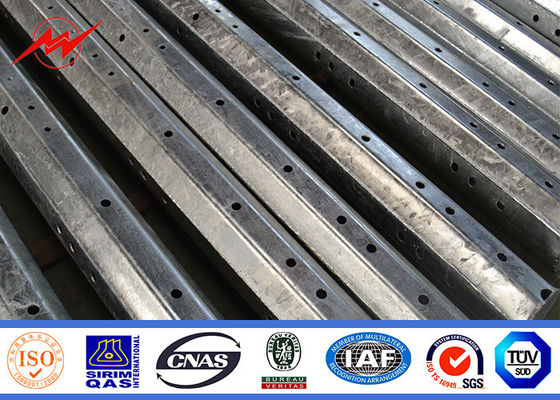 Η καυτή εμβύθιση γαλβάνισε τη ηλεκτρική δύναμη Πολωνός υψηλής τάσης 11m για την ηλεκτρική μετάδοση 220kv