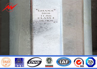 Μέσο επίστρωμα 200 Dan Galvanized Steel Pole With 100 μικρό για αντι διαβρωτικό Painiitng