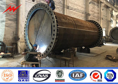 8 οι πλευρές 5kn φορτώνουν Galvanization τύπων ενταφιασμών Πολωνού δύναμης χάλυβα 14m τα πρότυπα