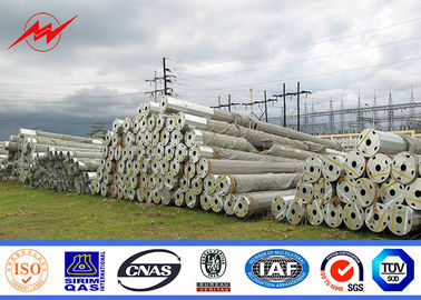 Galvanization 30m/S Πολωνών μετάδοσης χάλυβα 8m 5KN Q345 ηλεκτρική ταχύτητα ανέμου