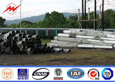 Galvanization 30m/S Πολωνών μετάδοσης χάλυβα 8m 5KN Q345 ηλεκτρική ταχύτητα ανέμου