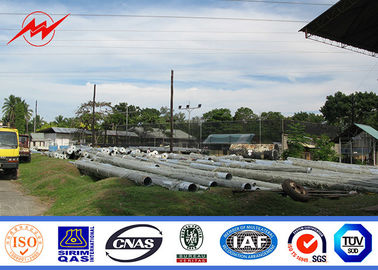 Galvanization 30m/S Πολωνών μετάδοσης χάλυβα 8m 5KN Q345 ηλεκτρική ταχύτητα ανέμου