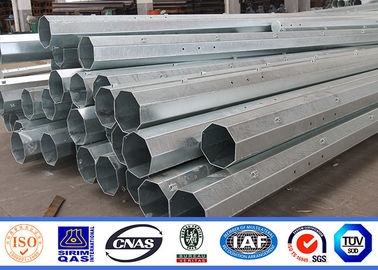 Q345 12m δύναμη Πολωνός, ηλεκτρικό Galvanization χάλυβα ύψους καυτής εμβύθισης Πολωνού χάλυβα