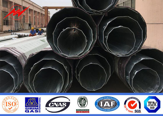 8M 6.5KN σπάζοντας φορτίων Galvanization καυτής εμβύθισης Πολωνού Q345 χάλυβα σωληνοειδές