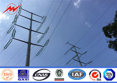 11.820m Galvanization καυτής εμβύθισης χάλυβας σωληνοειδής Πολωνός για το ηλεκτροφόρο καλώδιο