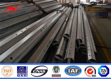 11.820m Galvanization καυτής εμβύθισης χάλυβας σωληνοειδής Πολωνός για το ηλεκτροφόρο καλώδιο