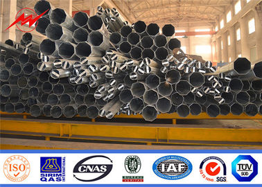 11.820m Galvanization καυτής εμβύθισης χάλυβας σωληνοειδής Πολωνός για το ηλεκτροφόρο καλώδιο