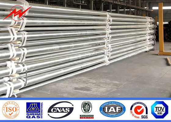 ηλεκτρικός φωτεινός σηματοδότης Πολωνοί 6m 8m 9m 12m με τον ενιαίο βραχίονα/το διπλό βραχίονα