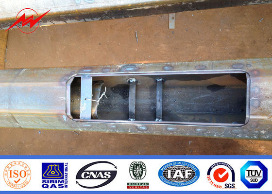 8m 10m 12m Ζεστό βύθιση Ζαλβανισμένο Σιδηροδρομικό Στύλο με Χρωματική Πολυεστέρα