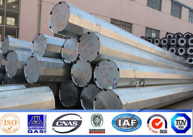 Ηλεκτρικό 36M 24KN HDG σχέδιο κινητής επικοινωνίας πύργων Πολωνού χάλυβα μονο