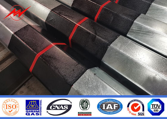 γαλβανισμένος τύπος χάλυβας σωληνοειδής Πολωνός ενταφιασμών πίσσας 9m για τη μετάδοση