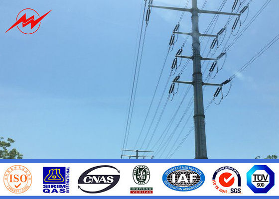 γαλβανισμένη ταχύτητα ανέμου 160km/Hour 30m/S Πολωνού χάλυβα 12m Columniform