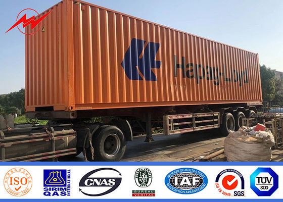 ASTM A572 GR50 15m 16m σωληνοειδής χάλυβας Πολωνός για το πρόγραμμα γραμμών διανομής δύναμης