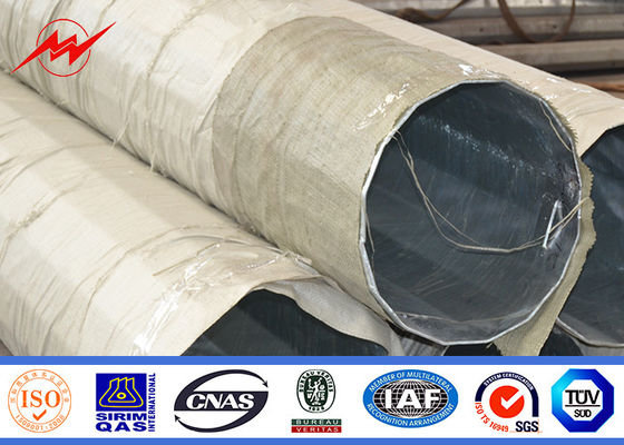 γαλβανισμένος τύπος χάλυβας σωληνοειδής Πολωνός ενταφιασμών πίσσας 60ft 65ft για τη μετάδοση