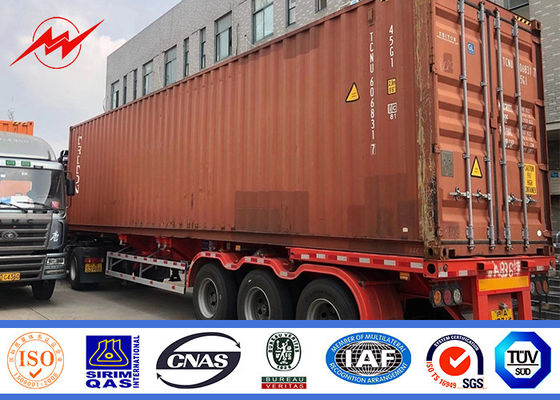 γαλβανισμένος τύπος χάλυβας σωληνοειδής Πολωνός ενταφιασμών πίσσας 60ft 65ft για τη μετάδοση