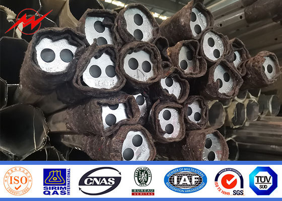 16m 1200 Dan Steel Tubular Pole Galvanized για το εξωτερικό πρόγραμμα γραμμών διανομής