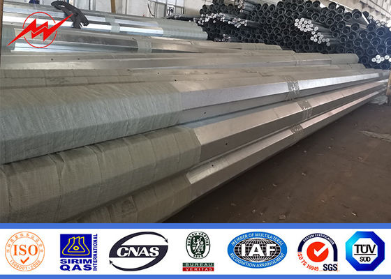 Ηλεκτρικό 16 μέτρο 800 Dan Steel διανομή Tubular Pole For ηλεκτρικής ενέργειας