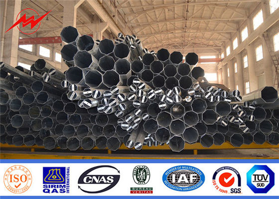 Καυτή εμβύθιση που γαλβανίζει 11.8m 800 Dan Steel Power Pole