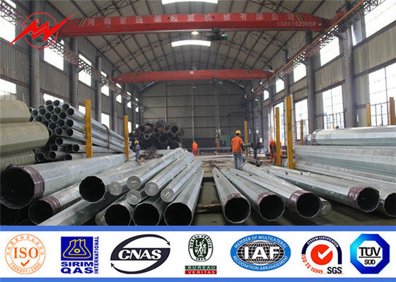 Galvanization 1mm φωτισμός οδών Galvapole Πολωνός καυτής εμβύθισης 9m