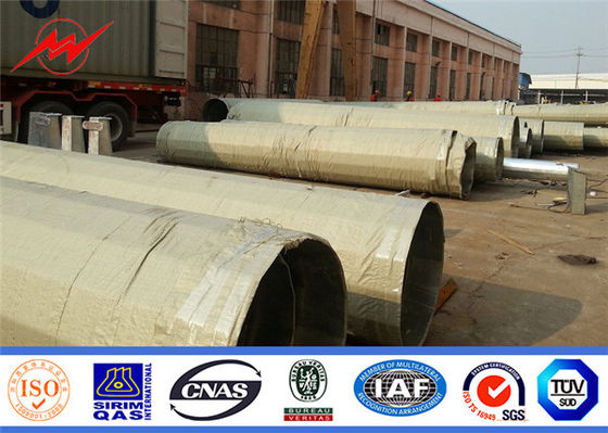 18m 300-1000KG Σχεδιασμός φορτίου Χάλυβα πόλος ισχύος για τη μετάδοση υψηλής τάσης