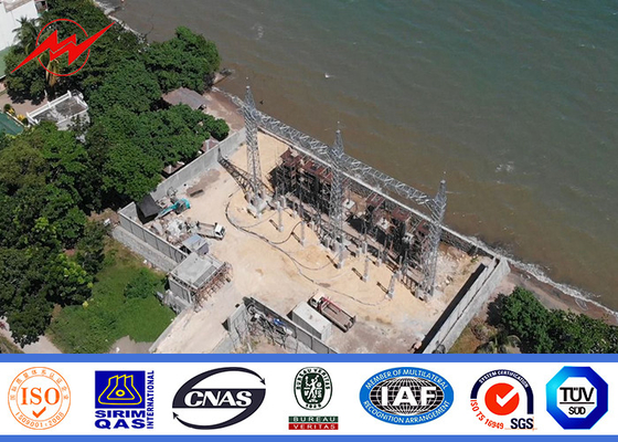 μονο Πολωνός πύργος 110kv 230kv για το πρόγραμμα γραμμών μετάδοσης