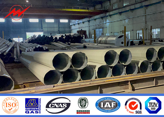 Προσαρμοσμένος 70ft Steel Power Pole για σταθερά ηλεκτρικά έργα στις Φιλιππίνες