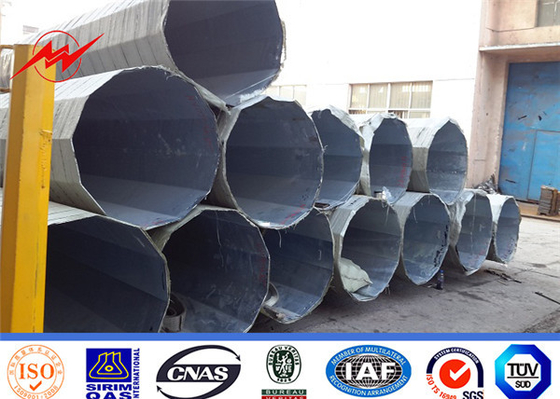 7-12M Ηλεκτρική ενέργεια Σιδηροειδή στύλος 36mm Με θερμό βύθιση γαλβανισμένο για τη μετάδοση ισχύος