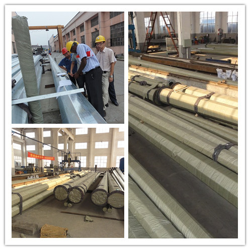 11M 13.5KNEΗλεκτρικός στύλος ισχύος για τοποθέτηση στο έδαφος ή στην πλάκα βάσης Διαθέσιμος σε διάφορα μεγέθη και φινίρισμα 0