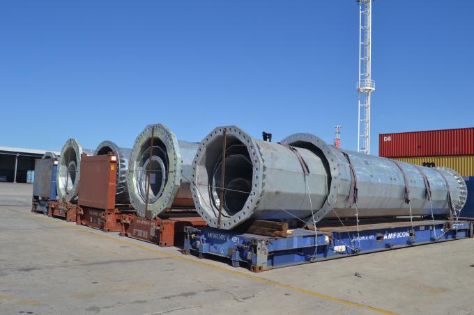 Προσαρμοσμένο σχεδιασμό Ηλεκτρικός στύλος ηλεκτρικής ενέργειας για φωτισμό δρόμου 0